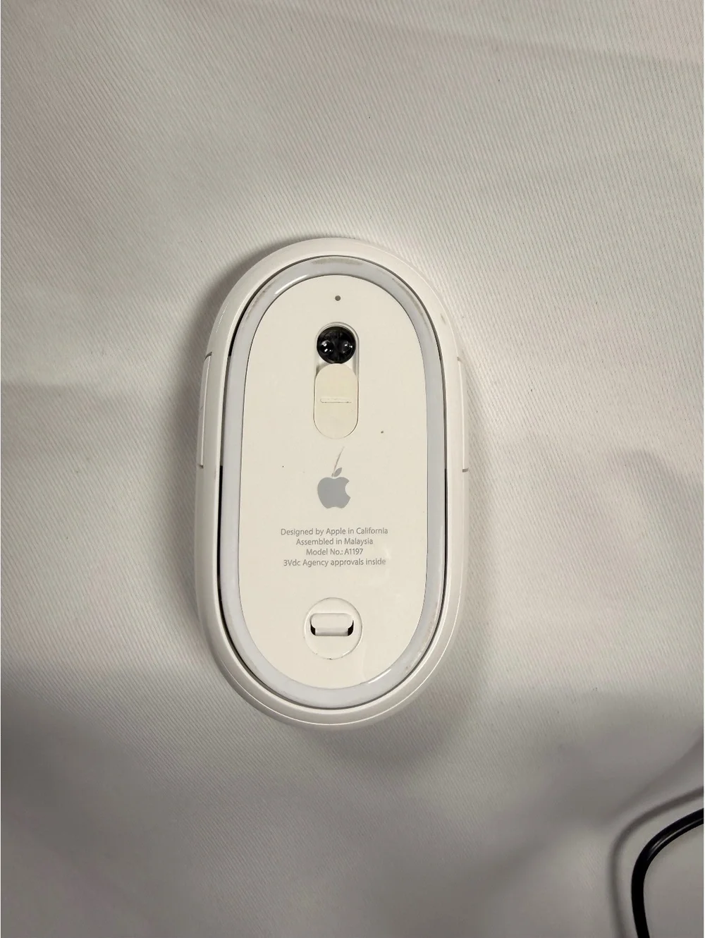 Apple Wireless Mighty Mouse A1197 White Bluetooth – Tested & Works